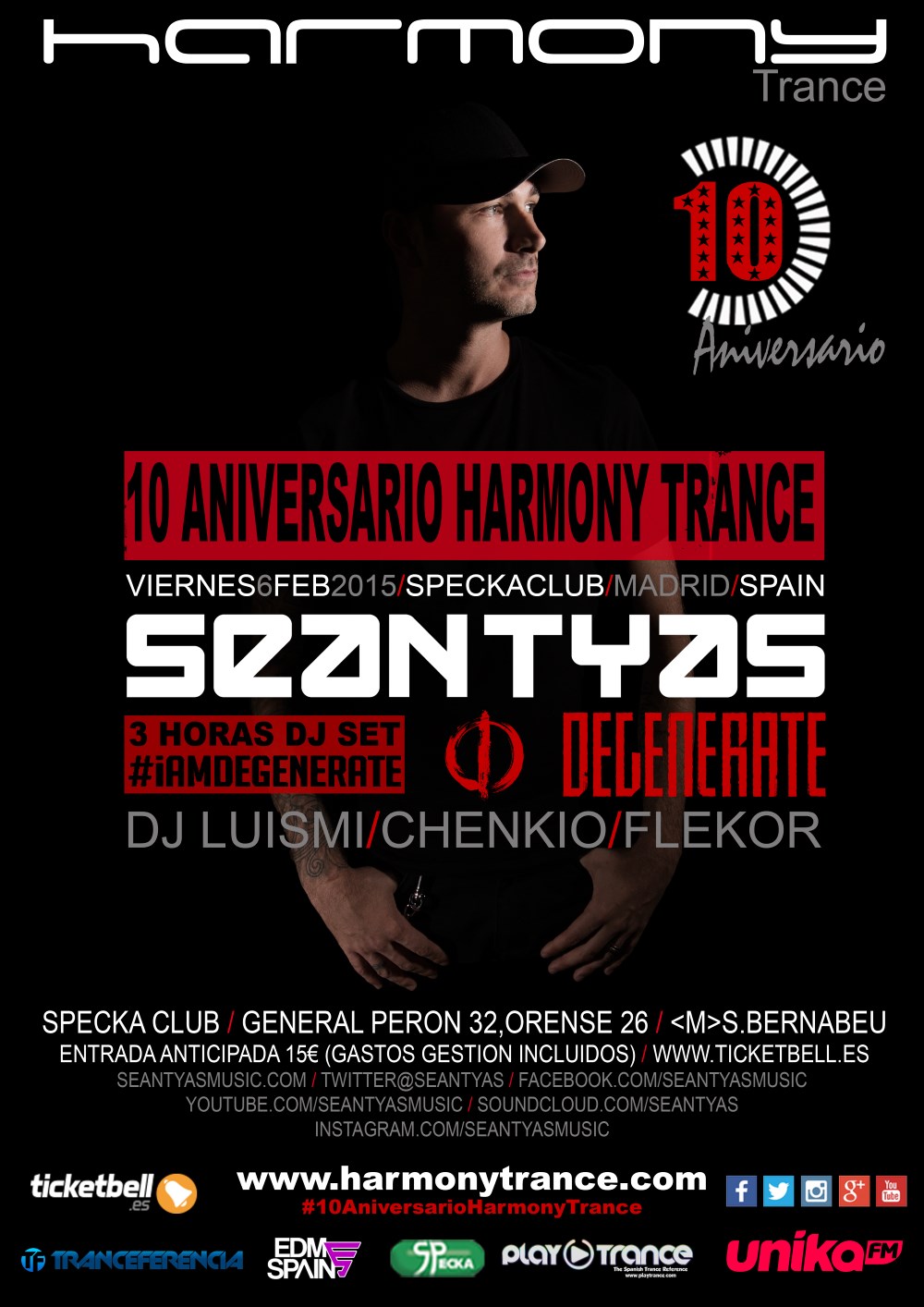 Sean Tyas en Harmony Décimo Aniversario