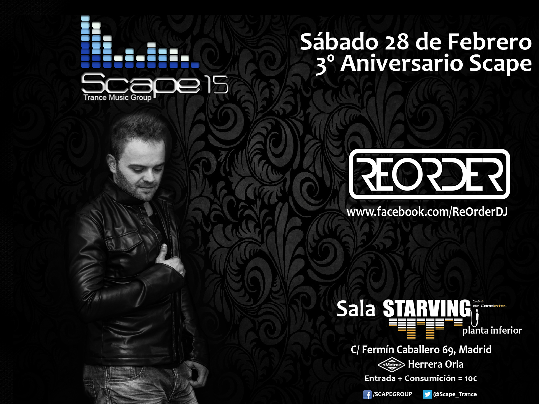 ReOrder Scape 3 aniversario Madrid