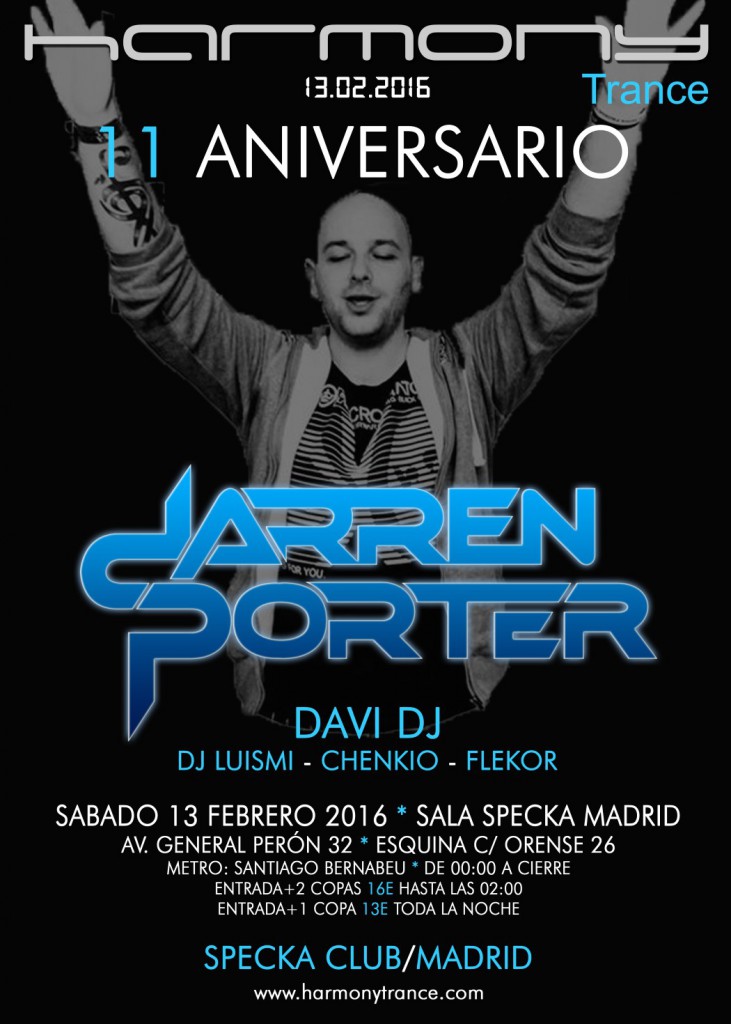 Harmony Deluxe con Darren Porter (Madrid)