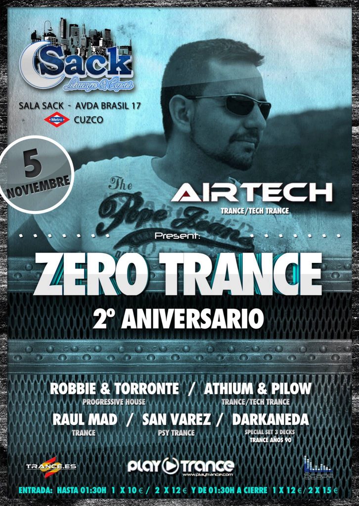 Zero Trance segundo aniversario Madrid