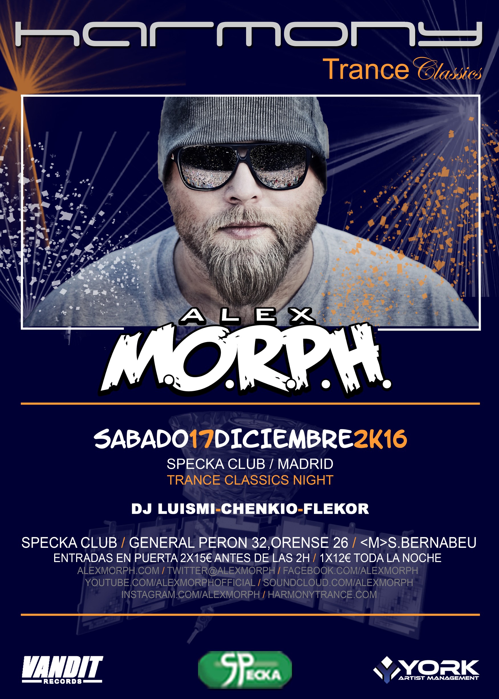 Harmony Trance con Alex Morph 2016