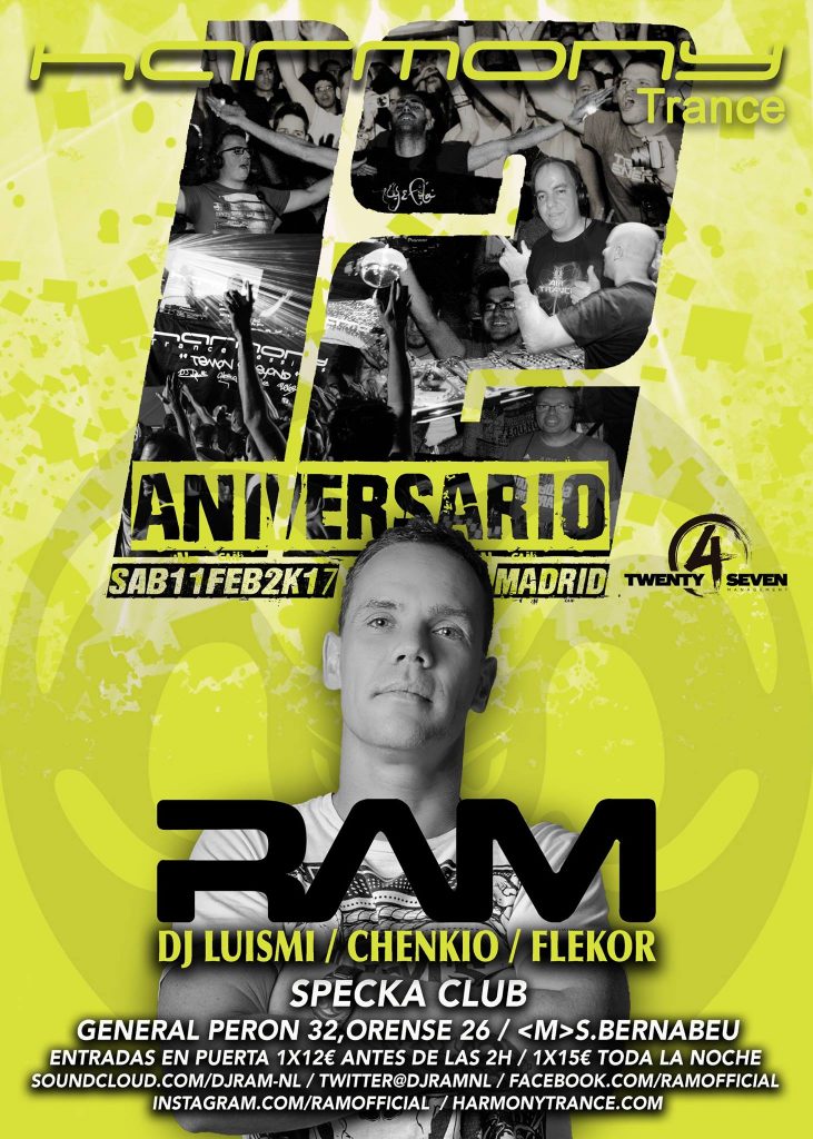 Harmony 12 aniversario con RAM
