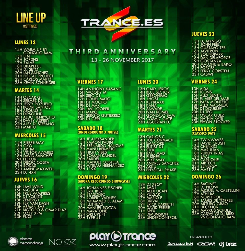 Trance.es third anniversary