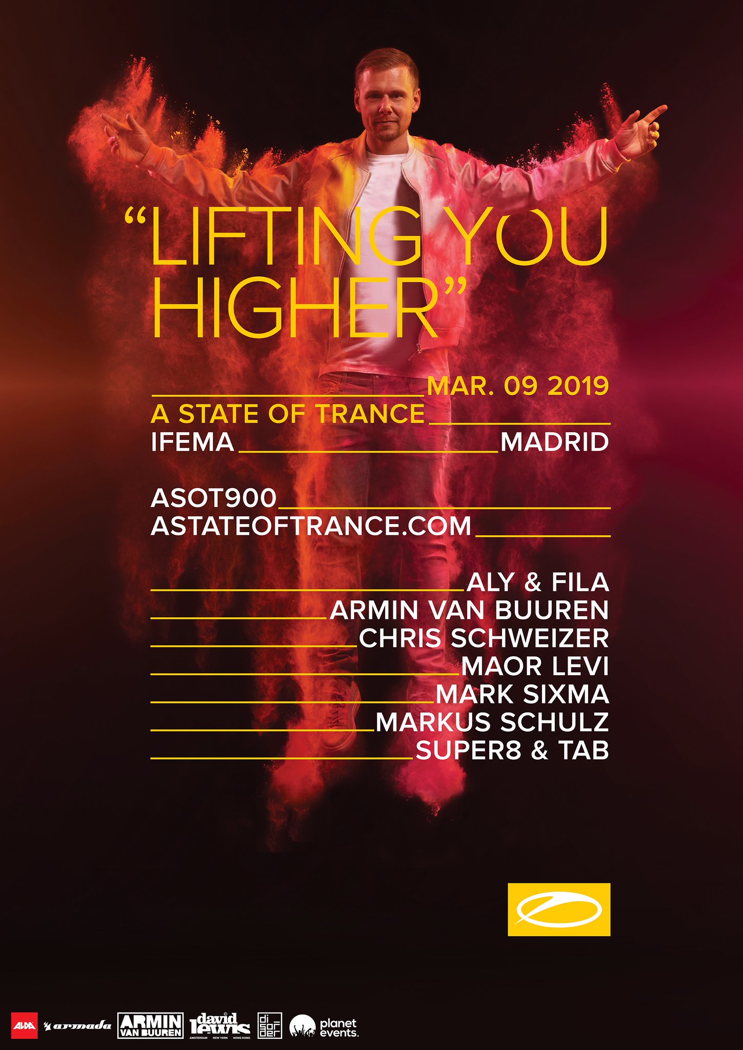 ASOT 900 Madrid Line-up