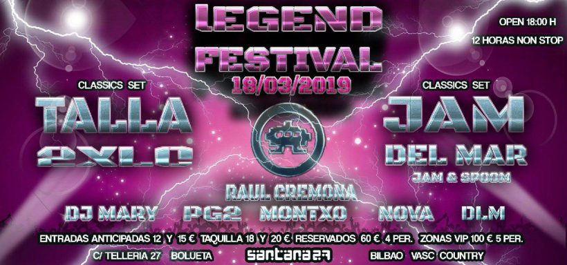 Legend Festival Bilbao 2019