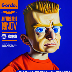 "Gordo" celebra su aniversario en la sala Spook de Valencia con Dasha Rush a la cabeza