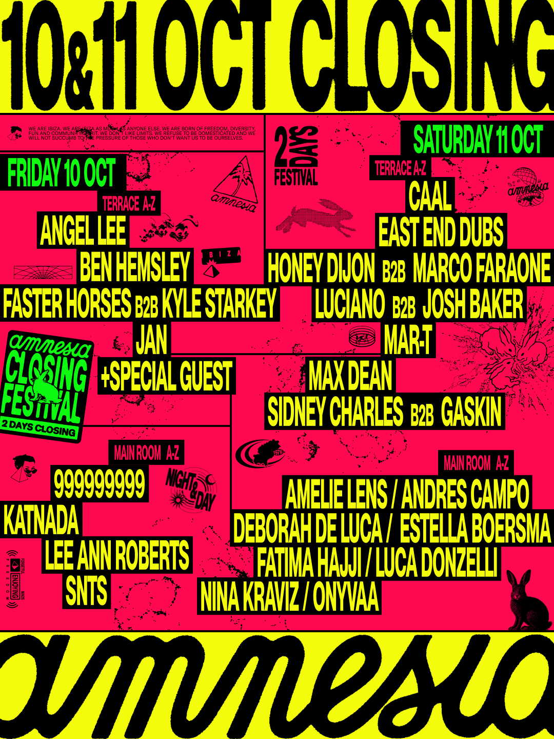 Closing Party Amnesia Ibiza 2025