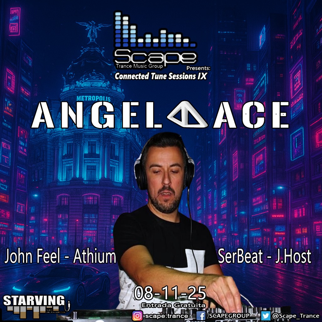 Scape Trance Madrid Angel Ace Noviembre 2025